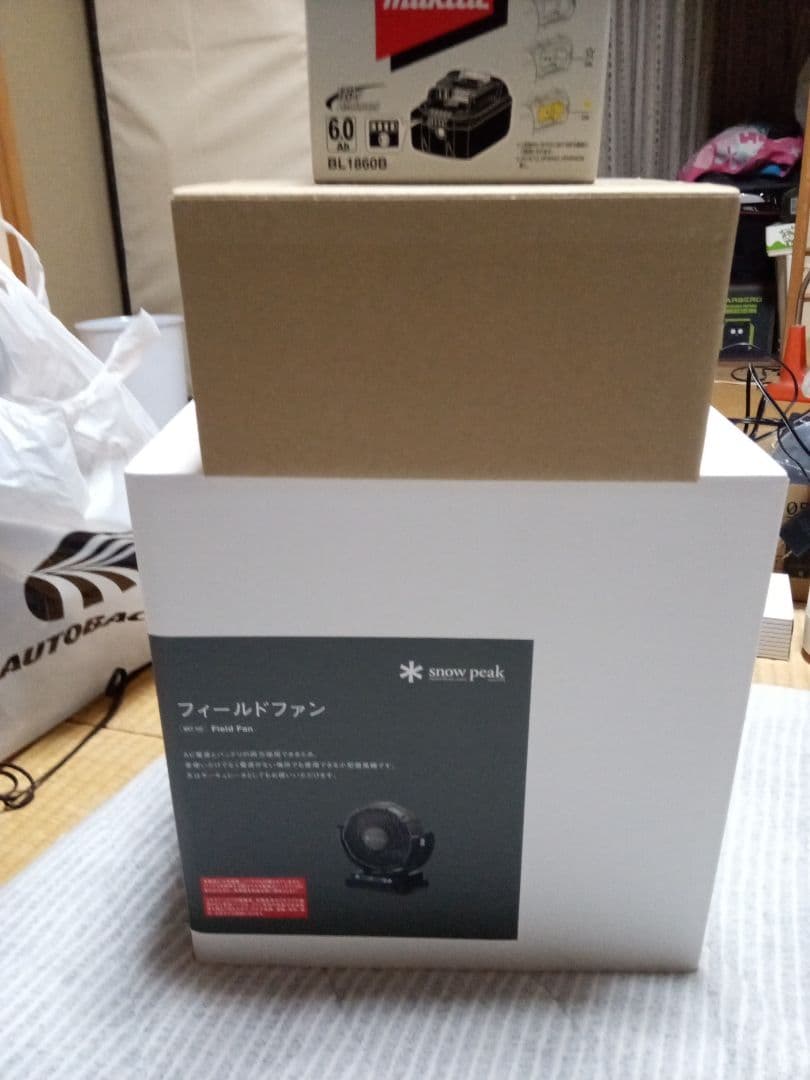  peak フィールドファン、バッテリー、急速充電器