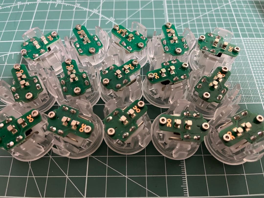 Punkworkshop blaze静音ボタン24φサイズ15個