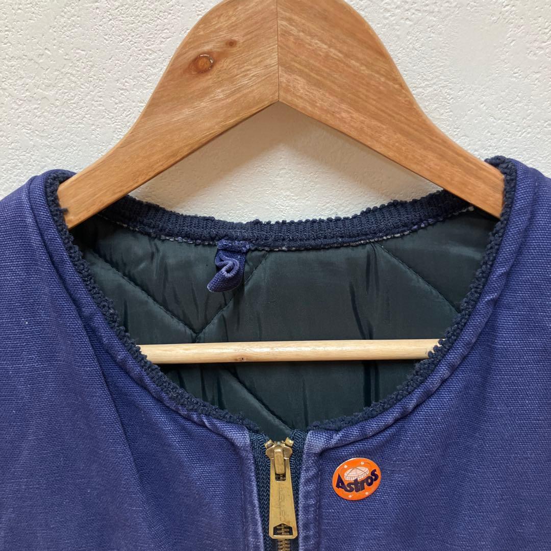 80s〜90s アメリカ製 ヴィンテージ カーハート ベスト M ブルー