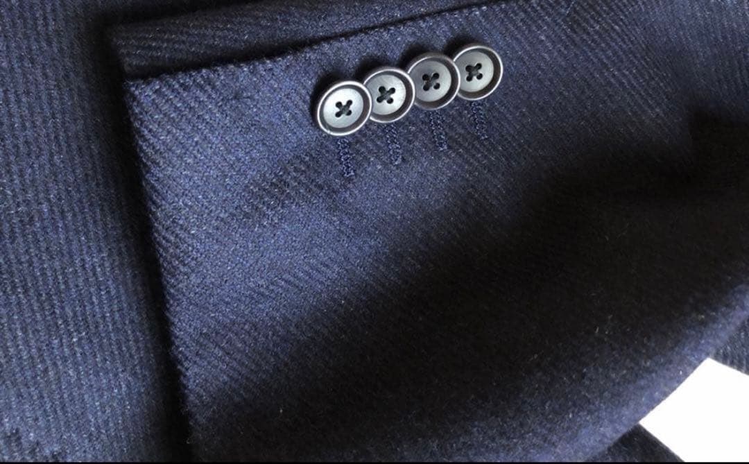 トゥモローランド × ロロピアーナ　カシミアウールジャケット46 ネイビー