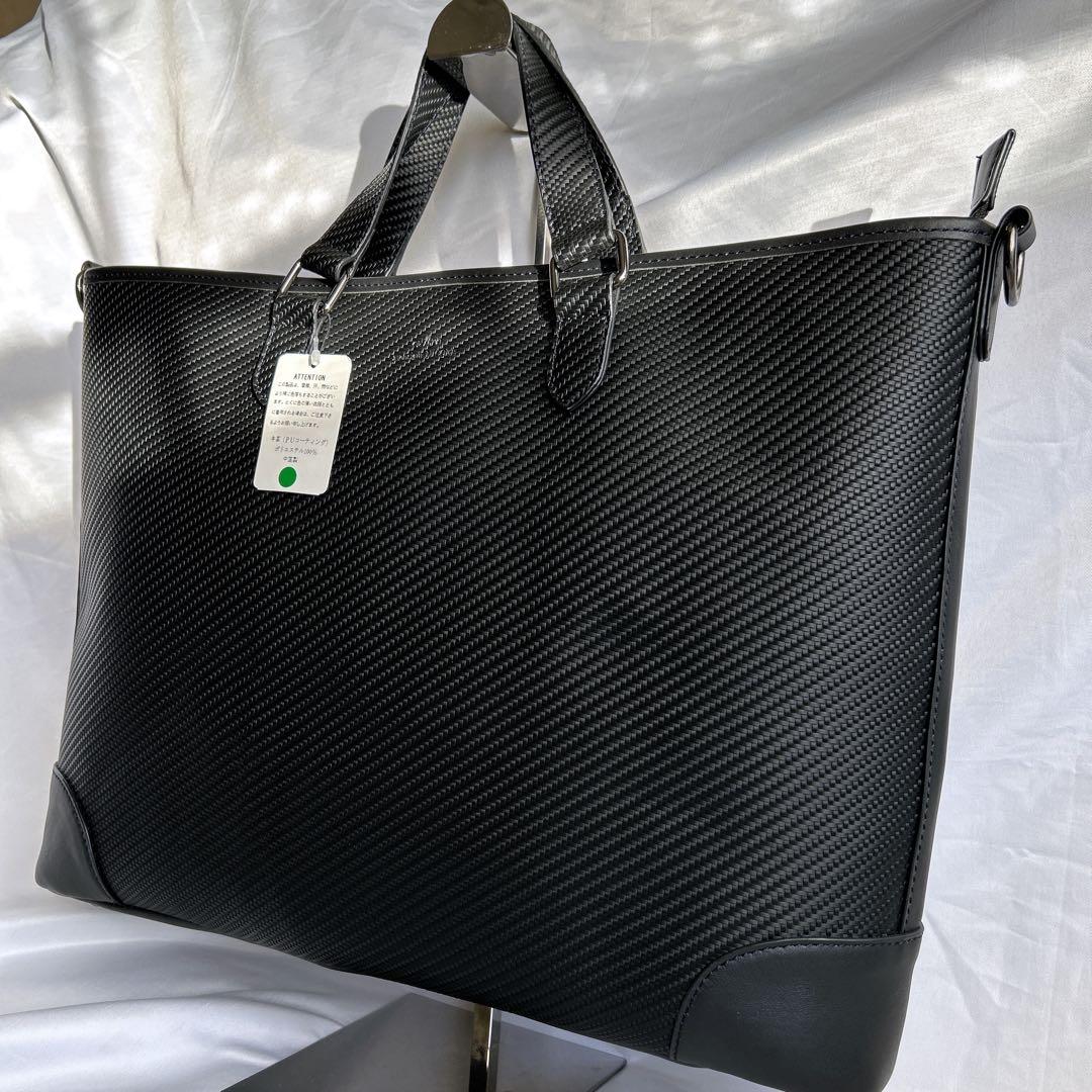 【未使用】ムッシュニコル エクストラ 2way レザーブリーフケース 黒 希少