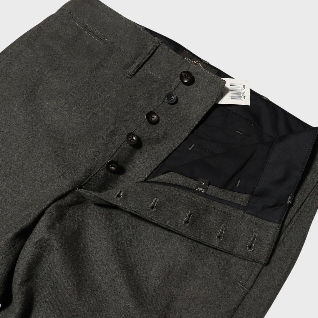 未使用★W32★RRL★ダブルアールエル★ウール トラウザー パンツ★グレー