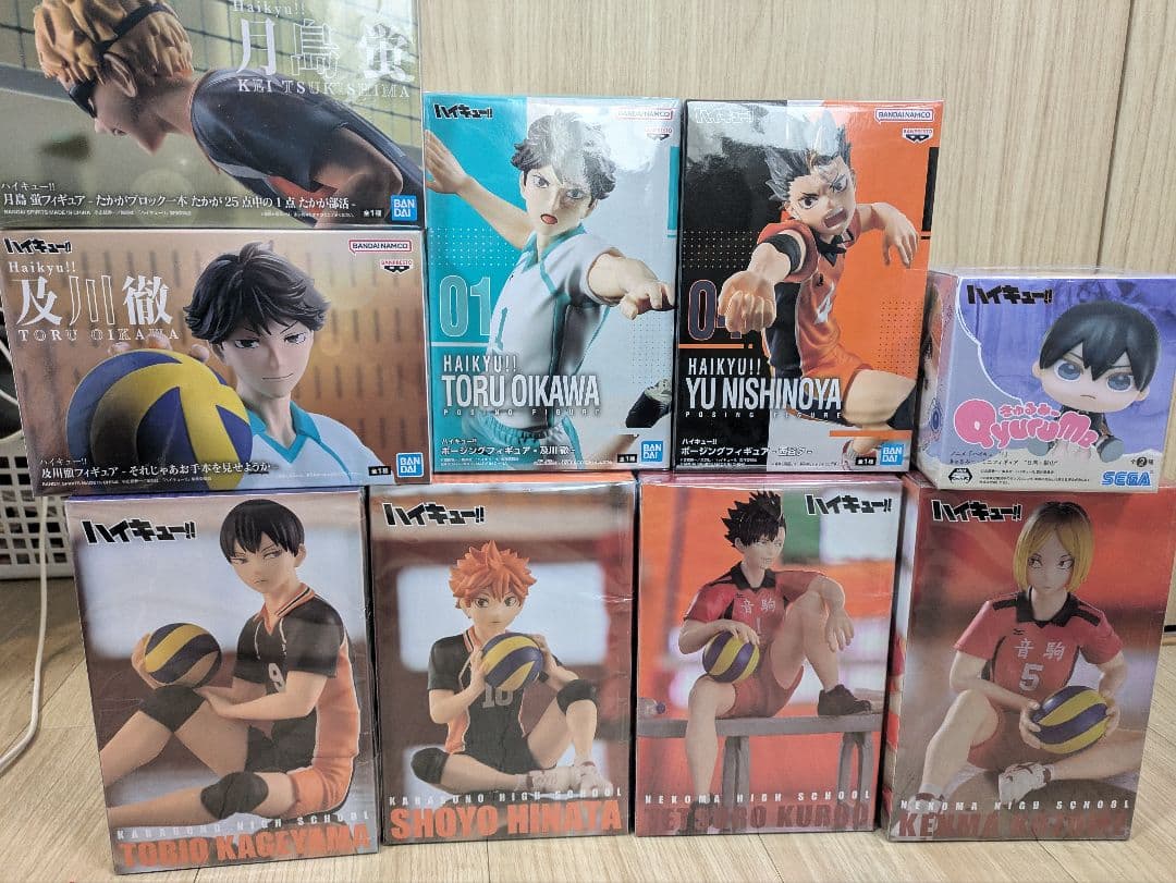 【新品・未開封品】ハイキュー!! フィギュア９体セット