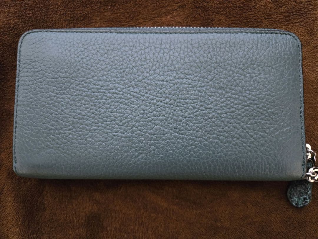 【あど様】《新品》COACH 長財布 ダークターコイズ