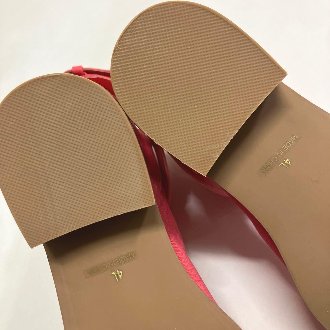 【新品未使用】ピンクハウス パッションピンク フリルロゴ刺繍 ブーツ/2021年