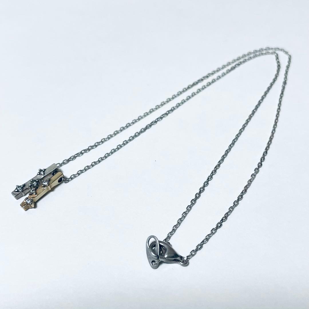 ete シルバー&K10 ネックレス