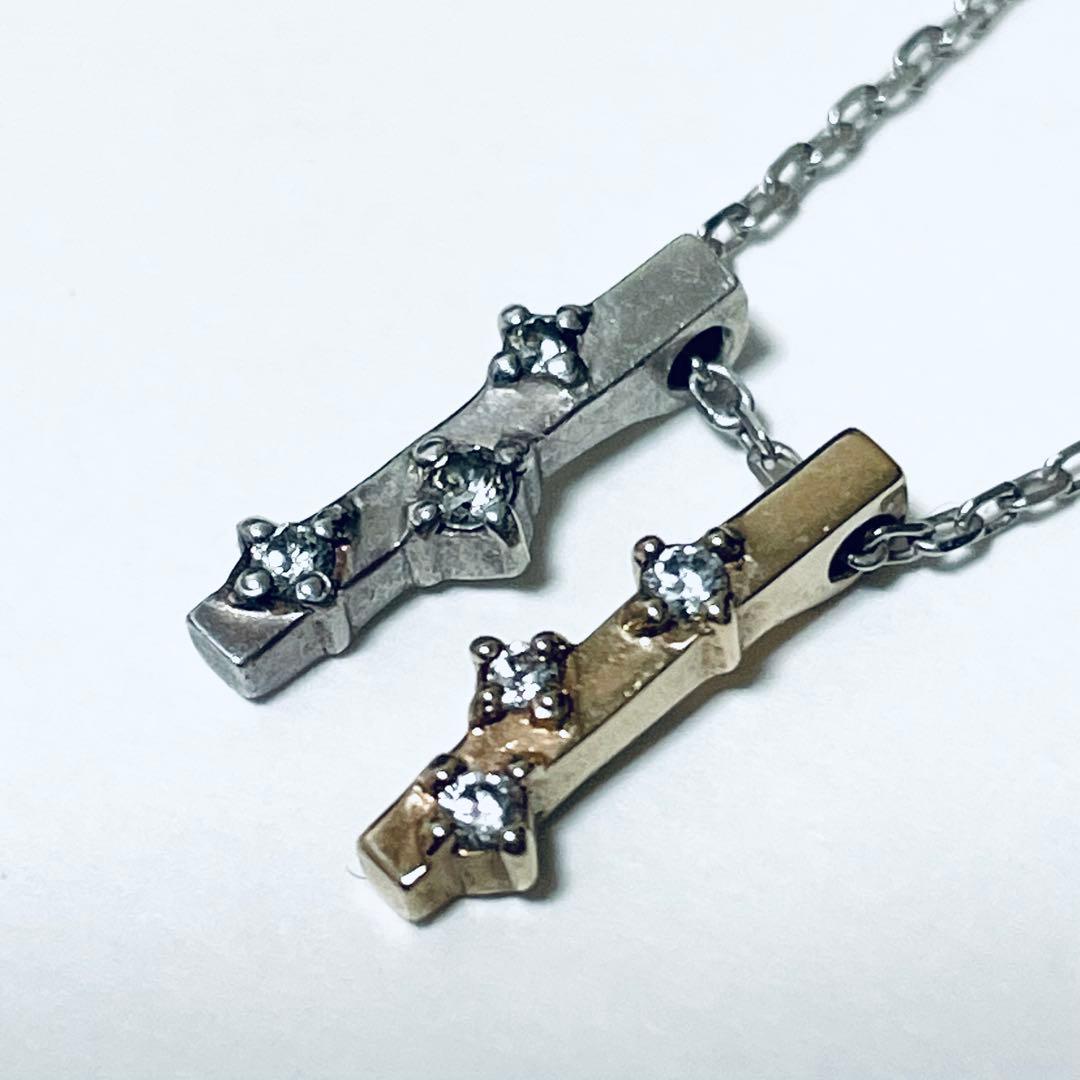 ete シルバー&K10 ネックレス