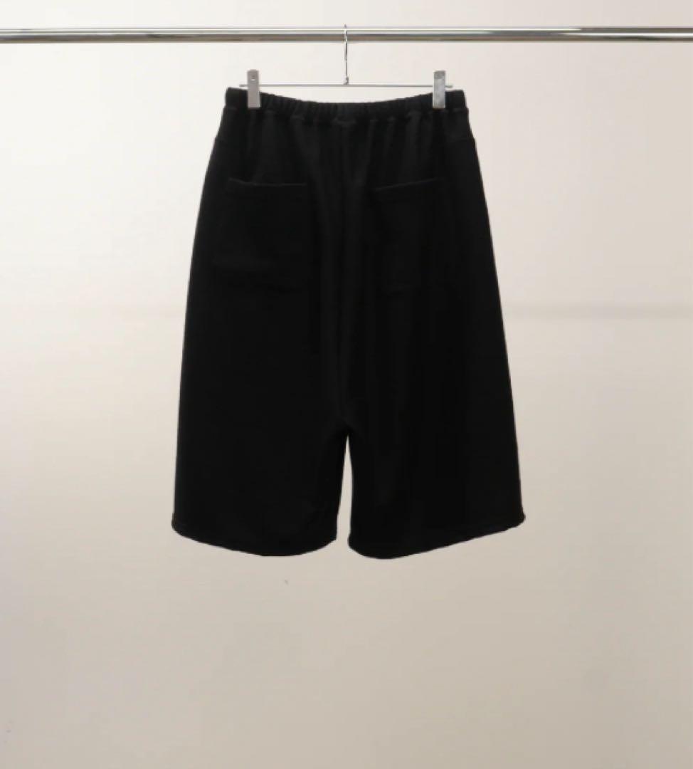 パンツ 25aw ancellm 3/4 TUCK SWEAT SHORTS
