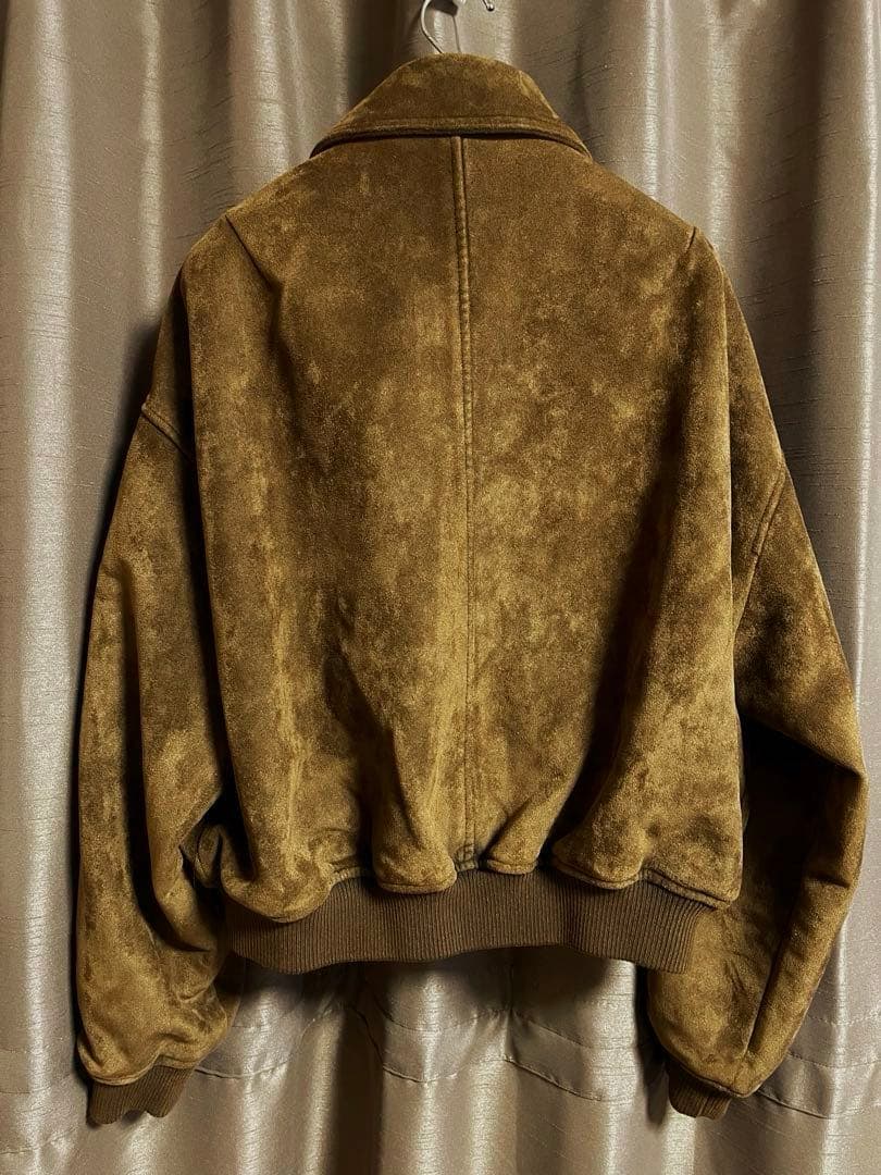 ZARA ザラ　フェイクスエードジャケット　ダークブラウン