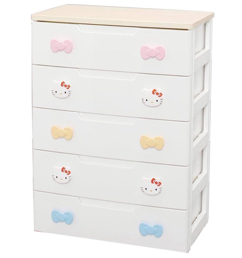 ハローキティ 5段チェスト　美品