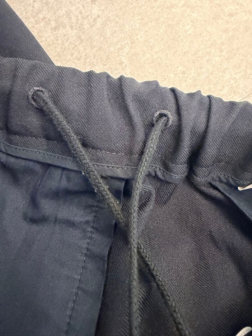 【定番】JIL SANDER ネイビー イージースラックスリラックスフィット