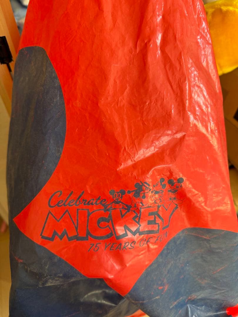 ディズニーランド 15周年 ミッキーマウス ビッグぬいぐるみ バインダー