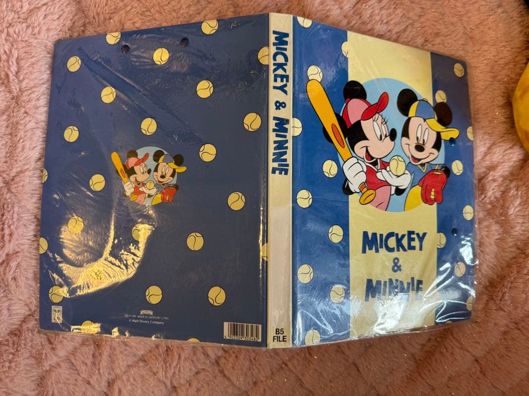 ディズニーランド 15周年 ミッキーマウス ビッグぬいぐるみ バインダー