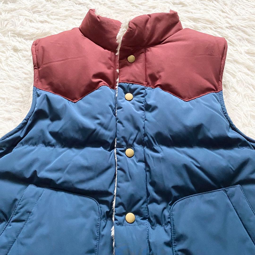 新品タグ付★パタゴニア　リバーシブル　ダウンベスト　ビビー　ボア　男女兼用　S