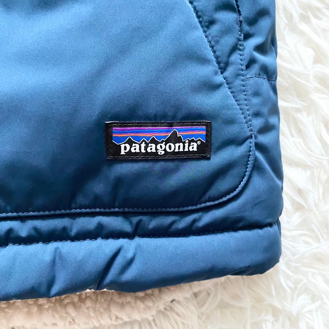 新品タグ付★パタゴニア　リバーシブル　ダウンベスト　ビビー　ボア　男女兼用　S