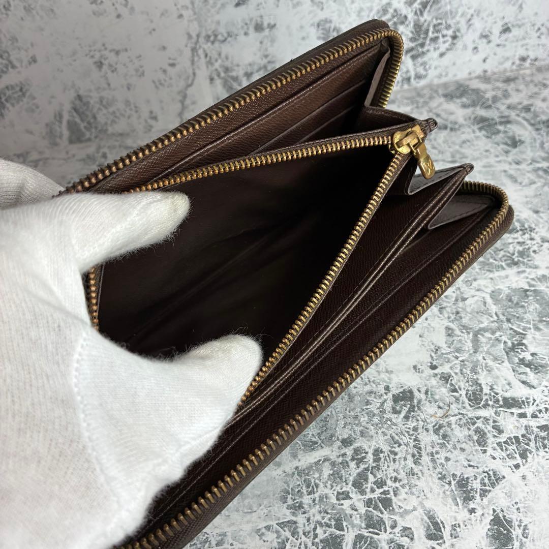 ✨LOUIS VUITTON✨　ルイヴィトン　長財布　ラウンドファスナー　ダミエ