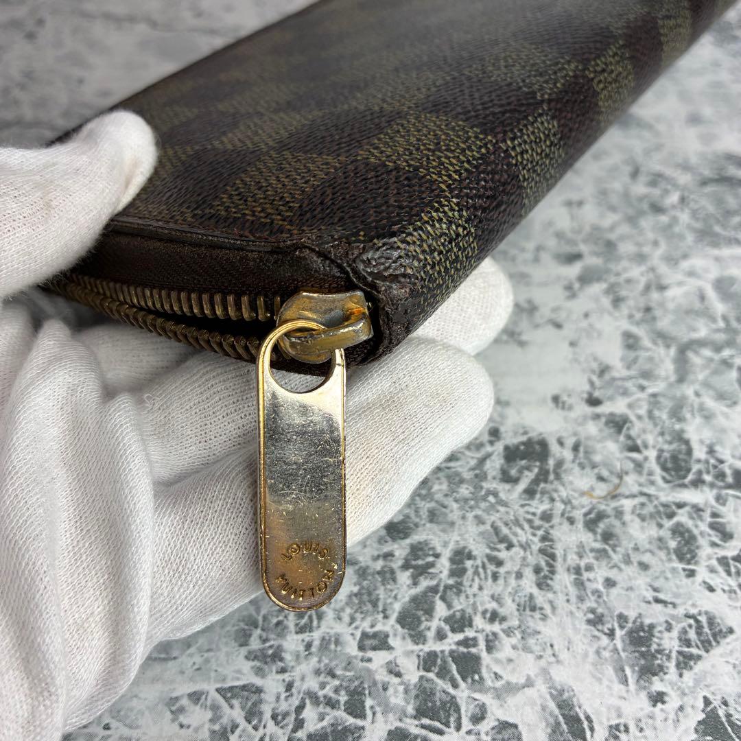 ✨LOUIS VUITTON✨　ルイヴィトン　長財布　ラウンドファスナー　ダミエ