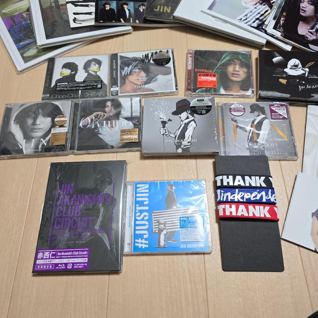 赤西仁　レア　グッズ　大量まとめ売り　CD DVD トートバッグ　クリアファイル