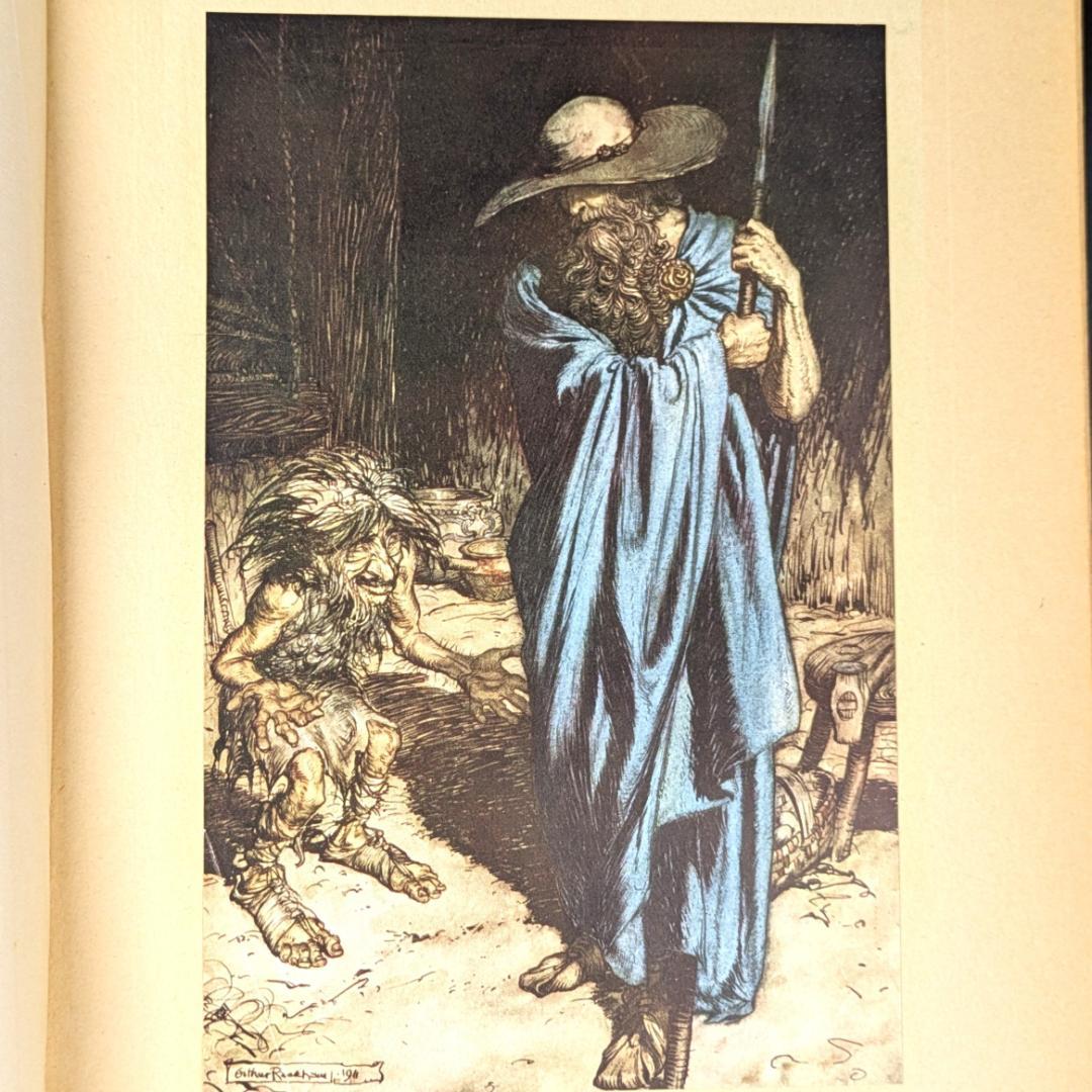 初版 アーサー・ラッカム挿画紋本 カラーイラスト全揃いジークフリート・神々の黄昏