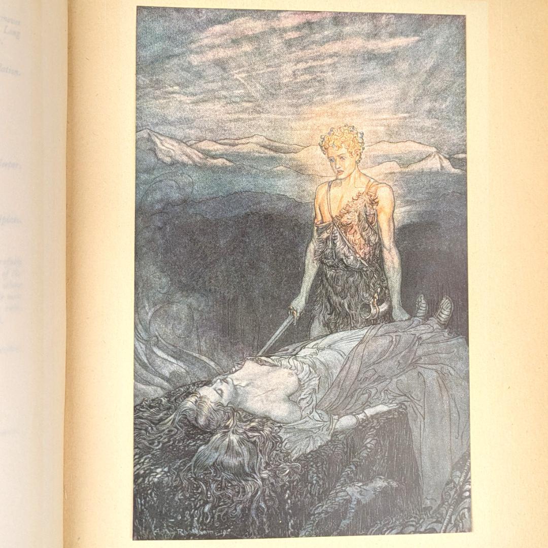 初版 アーサー・ラッカム挿画紋本 カラーイラスト全揃いジークフリート・神々の黄昏