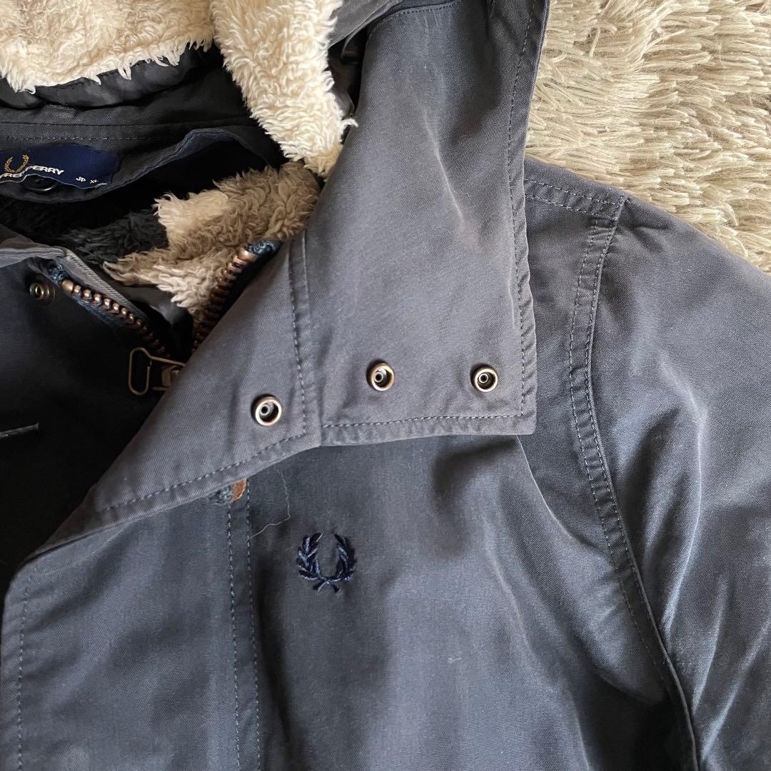 【希少！】フレッドペリー　モッズコート　ボアライナー　ユニオンジャック　XL