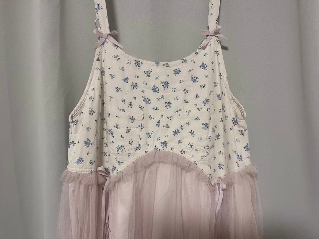 merryjenny petit flowerチュールキャミワンピース