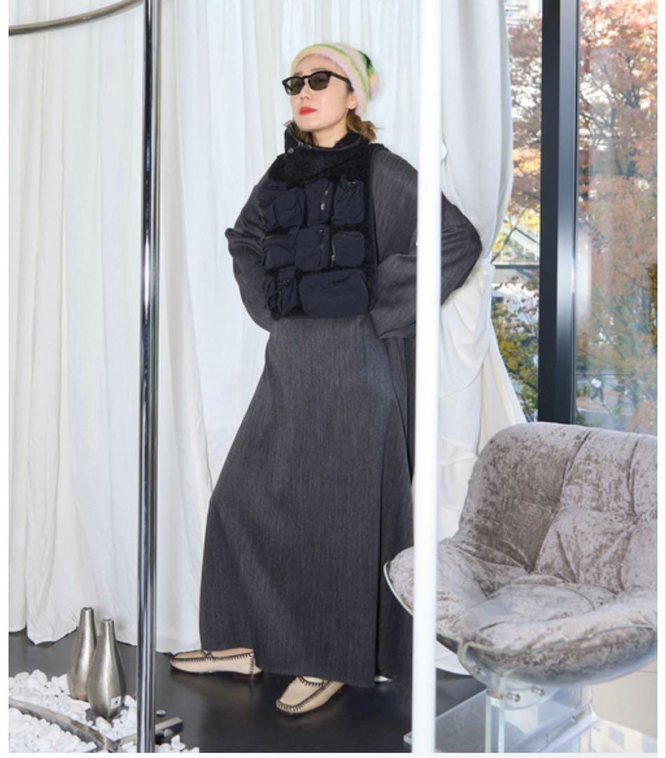 CITYSHOP TWEED V/N DRESS ワンピース