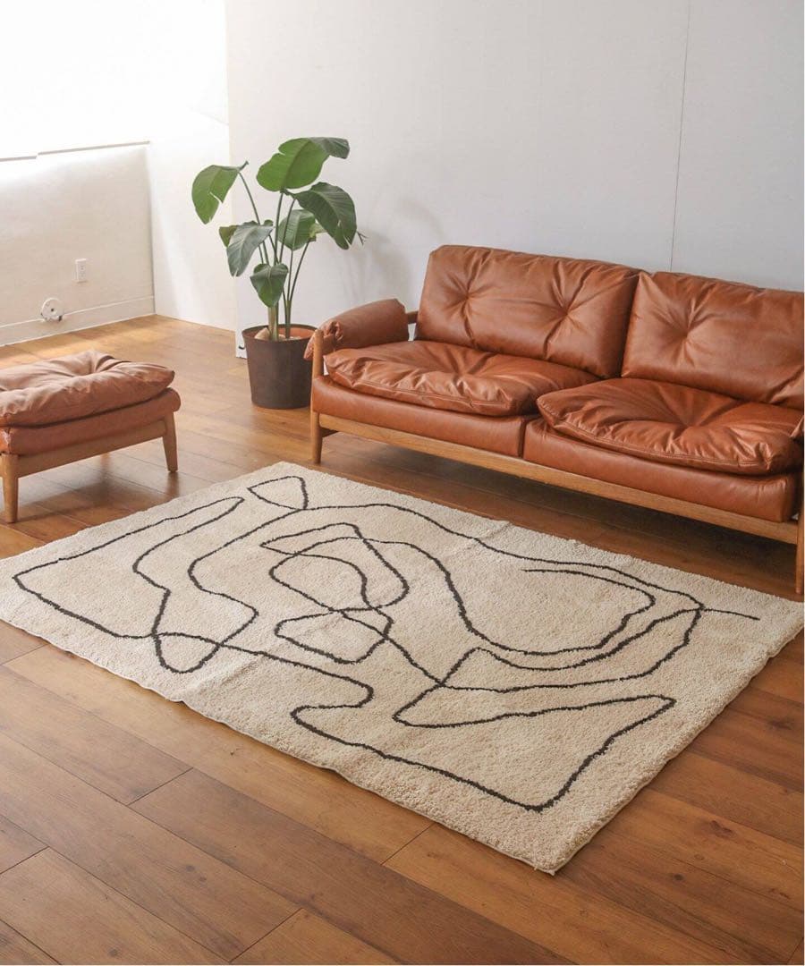 【asuka】新品未使用・タグ付き　FERNERO RUG120×160㎝
