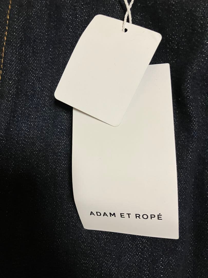 未使用　アダムエロペ　ジーンズ　デニム　インディゴ　オールインワン