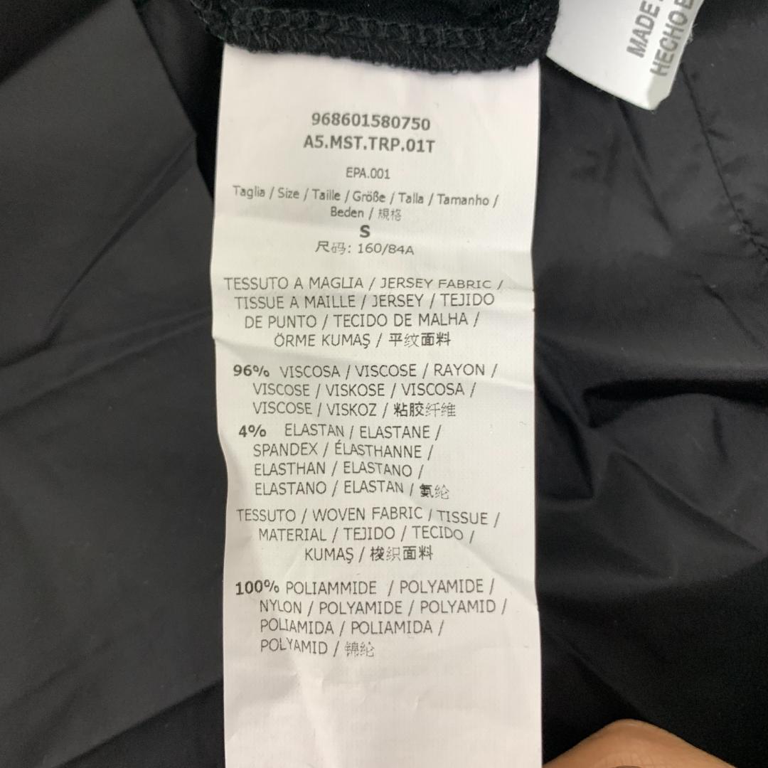 LA7582 エスマックスマーラ レイヤード ノースリーブワンピース 黒 S