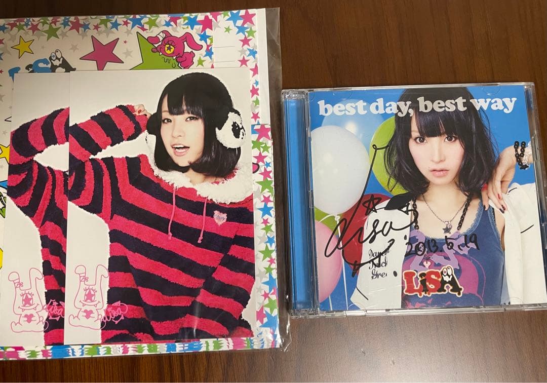 LiSA best day, best way CD 直筆サイン入り