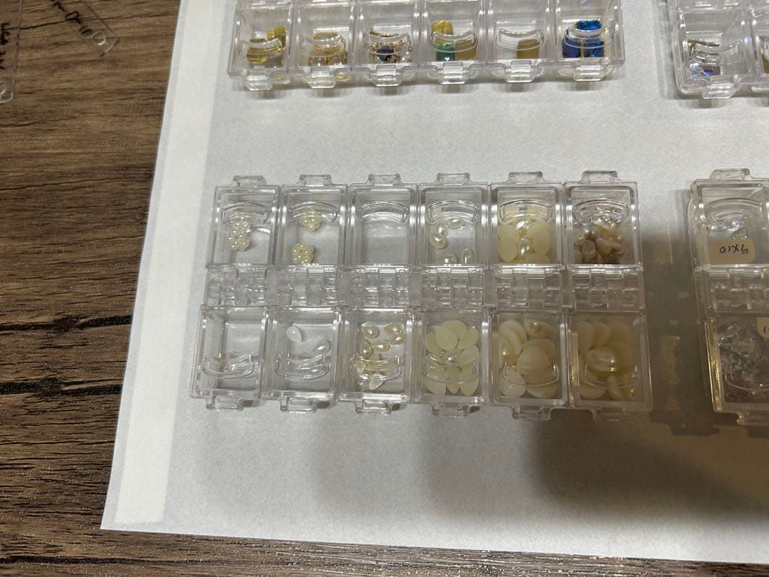 ジェルネイル・パーツ⭐︎大量セット⭐︎未使用もあり