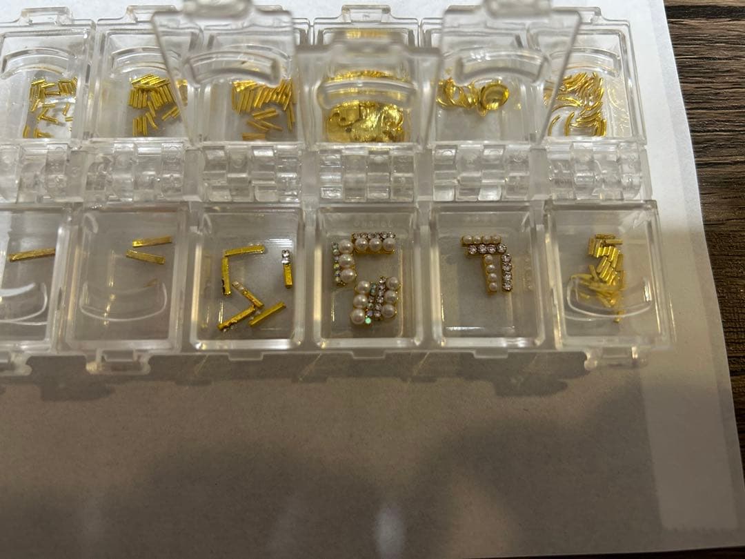 ジェルネイル・パーツ⭐︎大量セット⭐︎未使用もあり