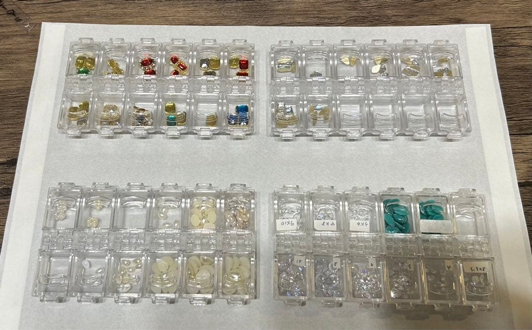 ジェルネイル・パーツ⭐︎大量セット⭐︎未使用もあり