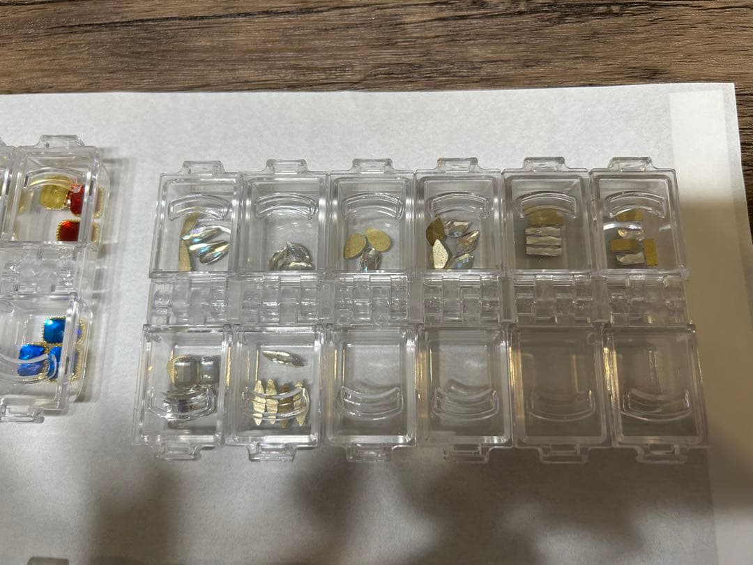 ジェルネイル・パーツ⭐︎大量セット⭐︎未使用もあり