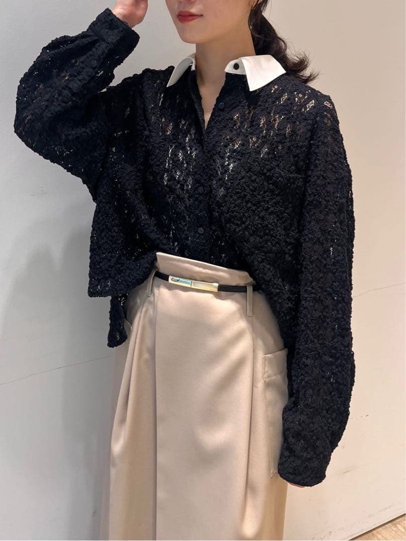 【25SS】cadune カデュネ　シャツ ブラウス レース