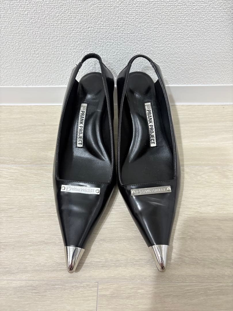 靴 PRANK PROJECT Tocap Back Open Pumps 37