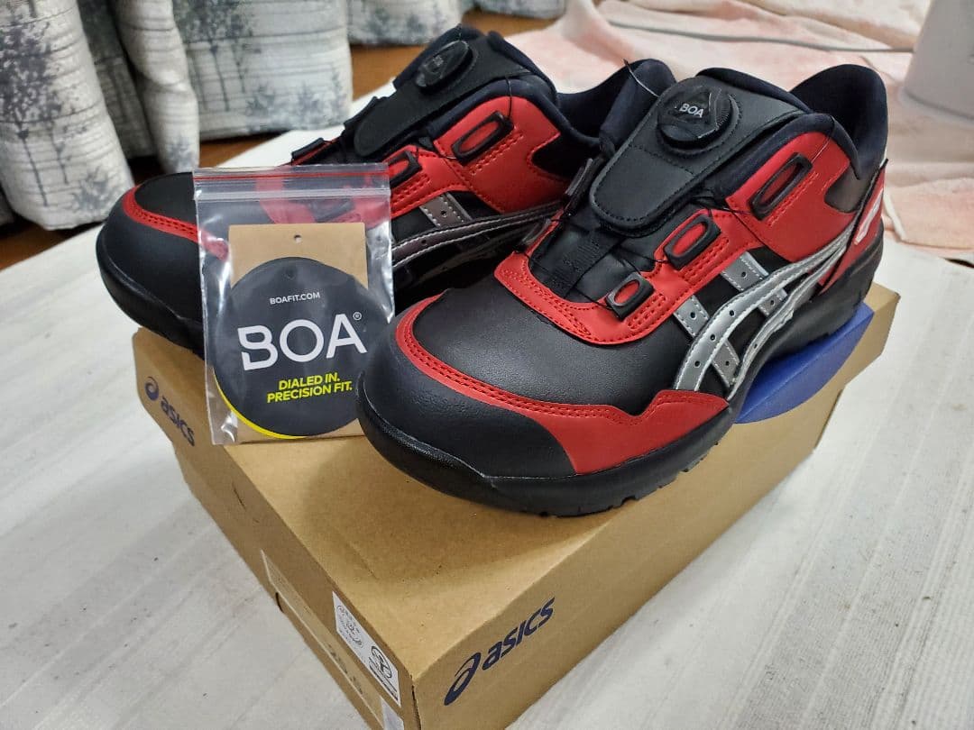 アシックス 安全靴 CP306 限定色 ブラック×ピュアシルバー 25.5cm