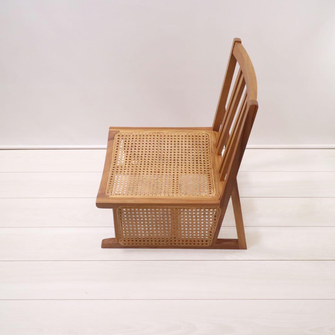 AZUMAYA BELOR 座椅子 ラタン フロアチェア 籐 北欧 モダン 1脚