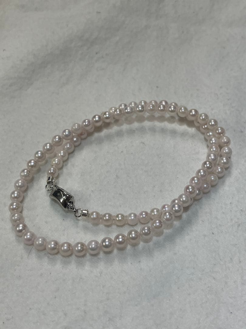 伊勢志摩英虞湾産あこや真珠　4.5-5mm パールネックレス