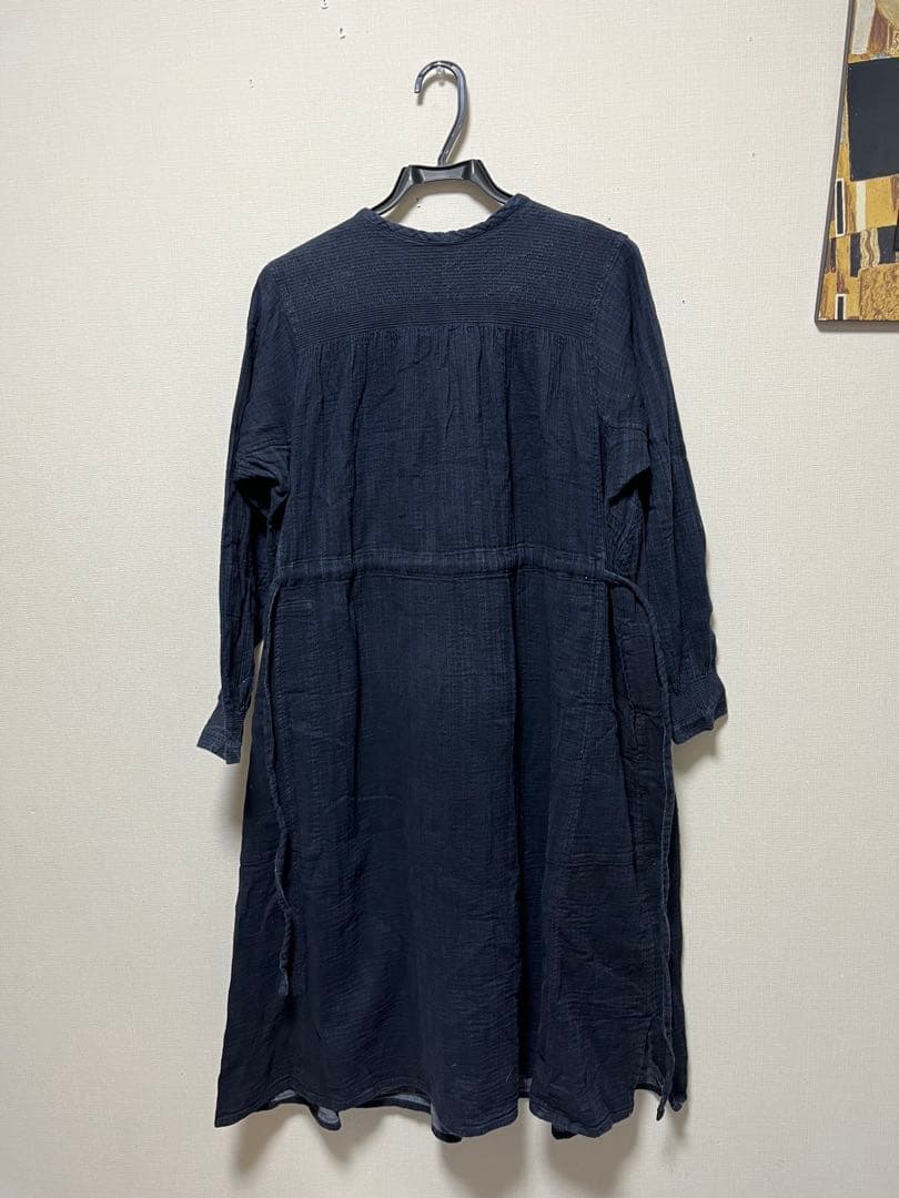 希少Plantationプランテーションインディゴ羽織りワンピース◯