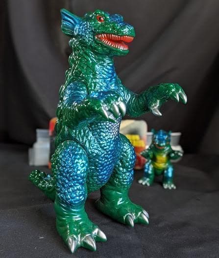 ゴルゴ（Ｍ１号）ソフビフィギュア親子２体セット