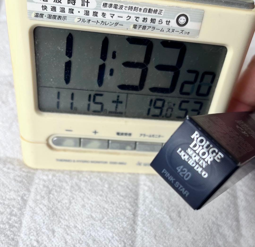 DIOR ルージュディオール 010 クリスタル スパークルとリップデュオ420