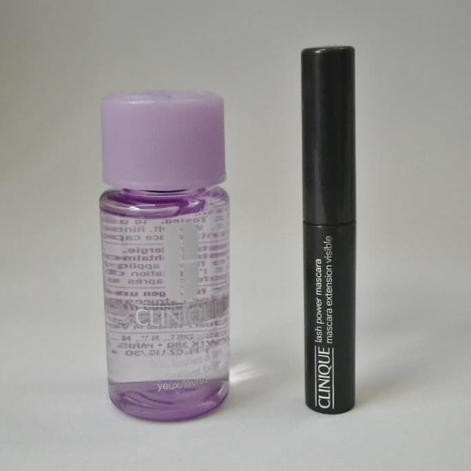 ２点セット クリニーク新品マスカラ黒ラッシュパワー テイクザデイオフクレンジング