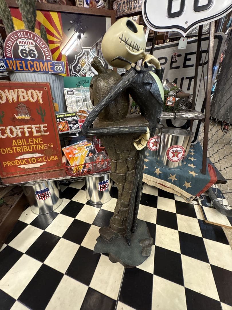 ナイトメアビフォアクリスマス　ジャック・スケリントン 特大フィギュア　71cm