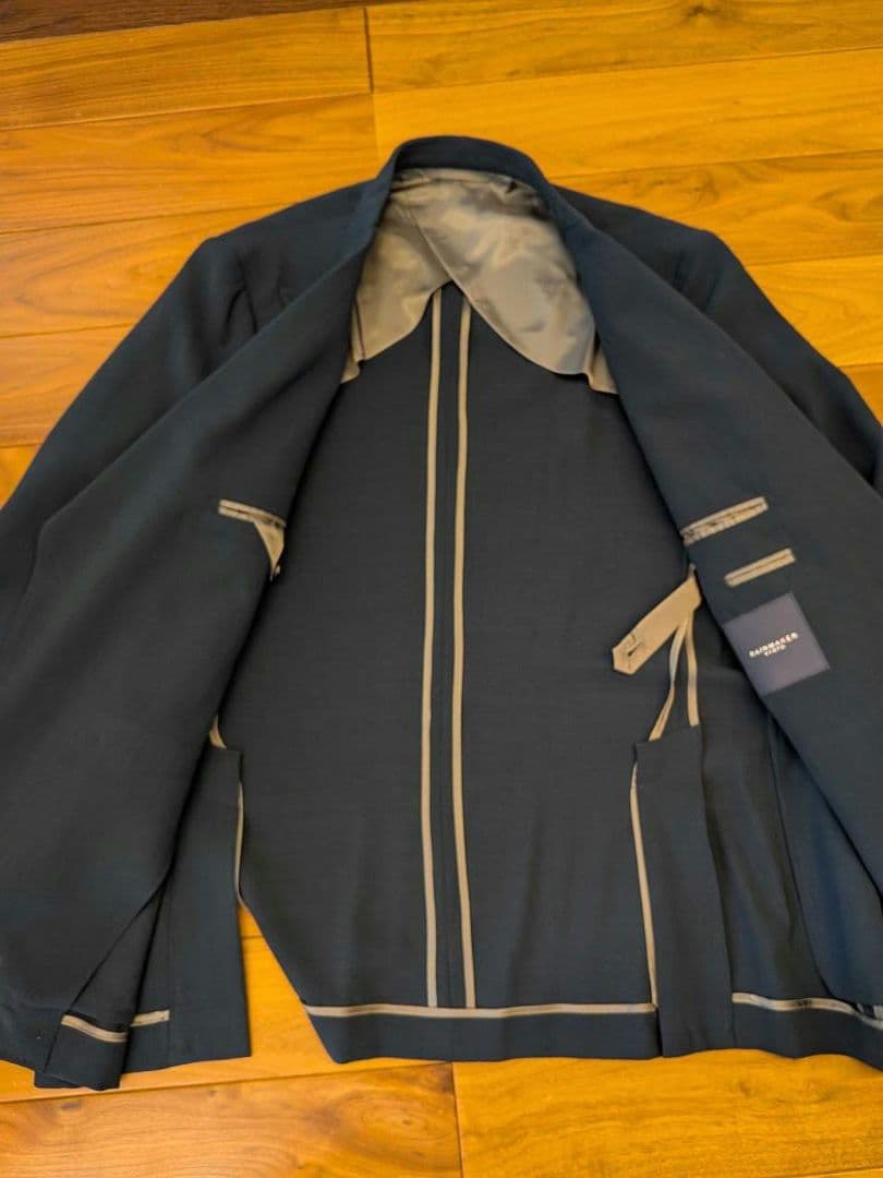 【未使用】RAINMAKER ダブルブレステッドジャケット ボトルグリーン 46