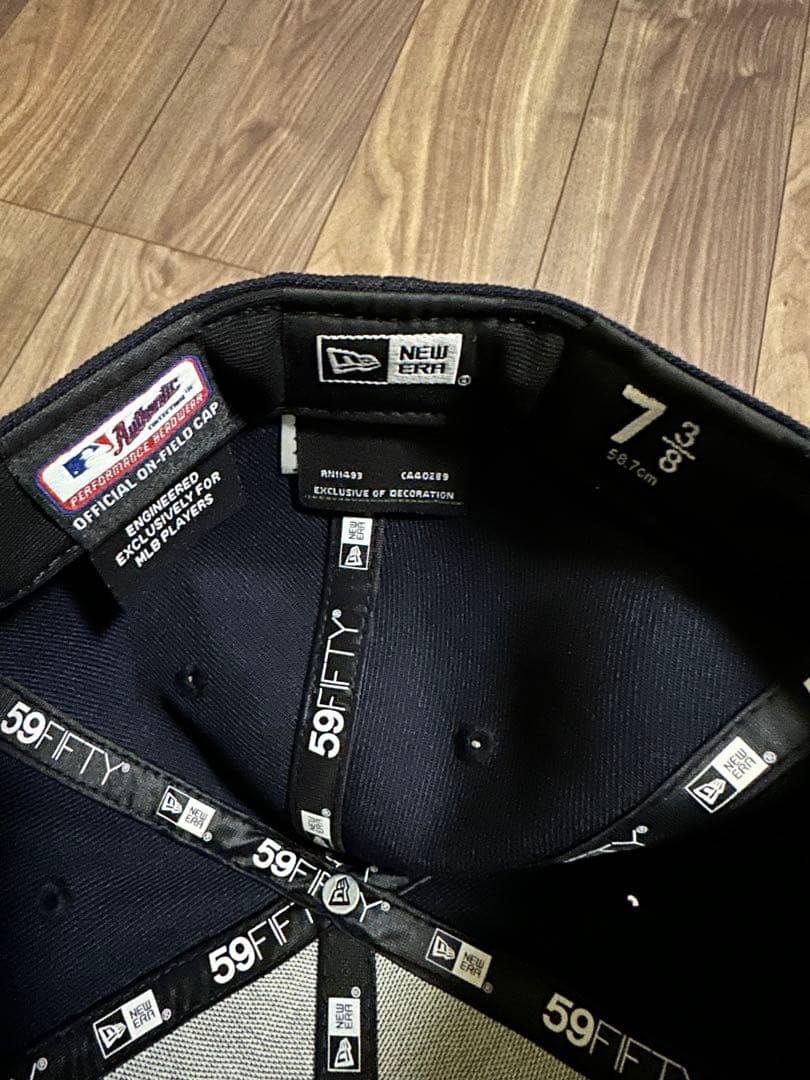 【NEW ERA】 MLB公式キャップ　7 3/8 58.7cm3点セット