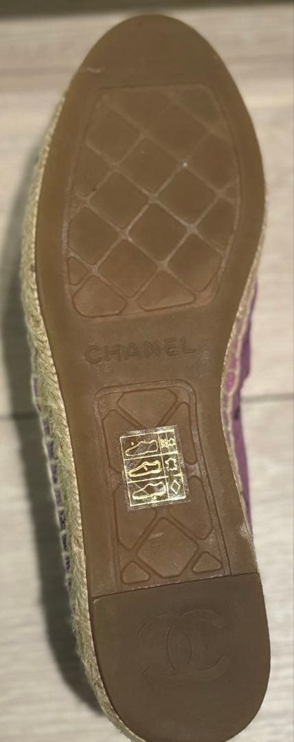 新品未使用　激レア　エスパドリーユ　CHANEL シャネル　靴　実物写真あり