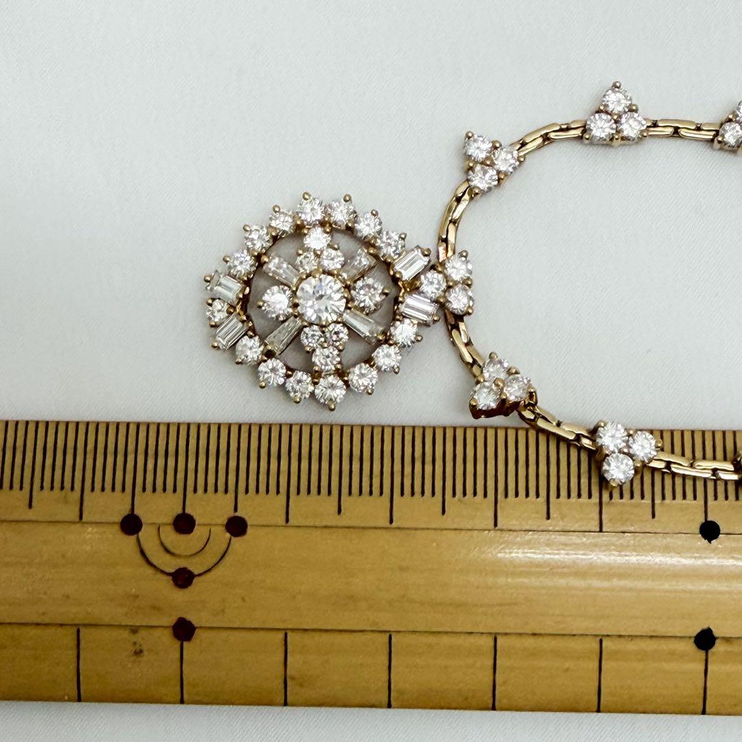 クチンスキー ヴィンテージ ネックレス K18 ダイヤモンド