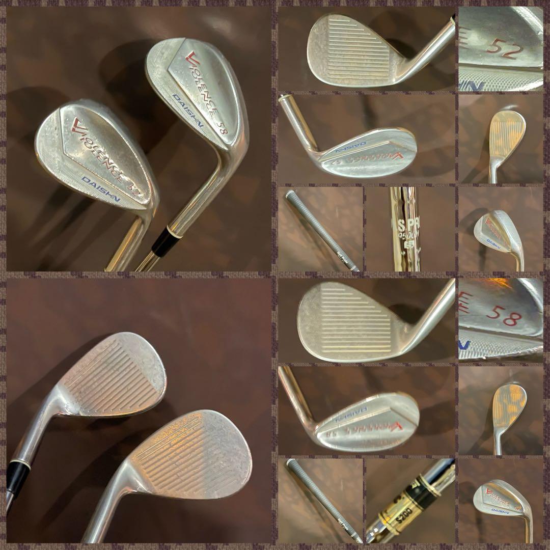 ◆地クラブ◆ウェッジ2本セット(52度58度)◆操作性の良いやさしいウェッジ◆